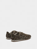 Zapatillas De Piel Estampado Animal