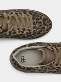 Zapatillas De Piel Estampado Animal