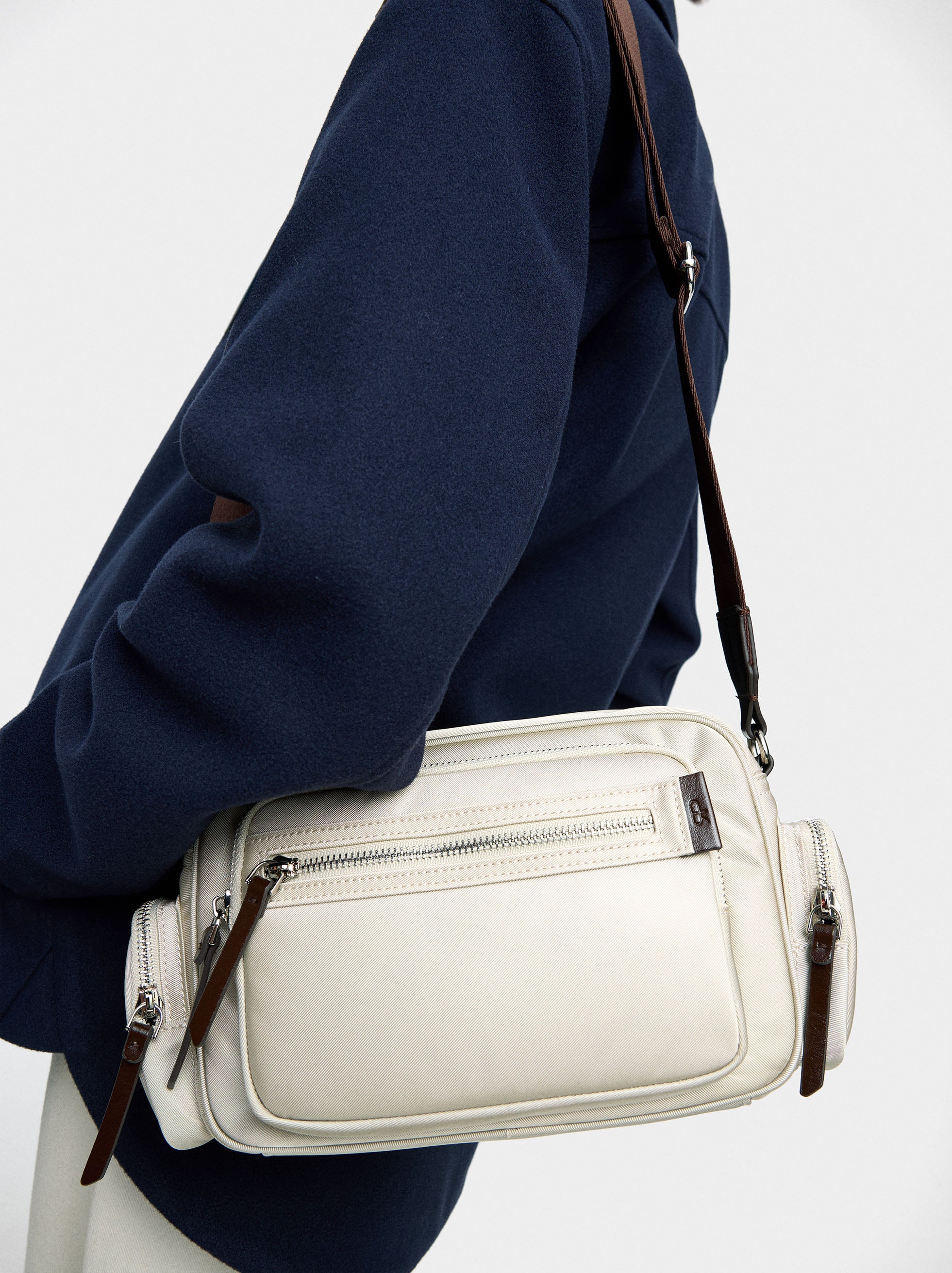 Bolso Bandolera De Nylon