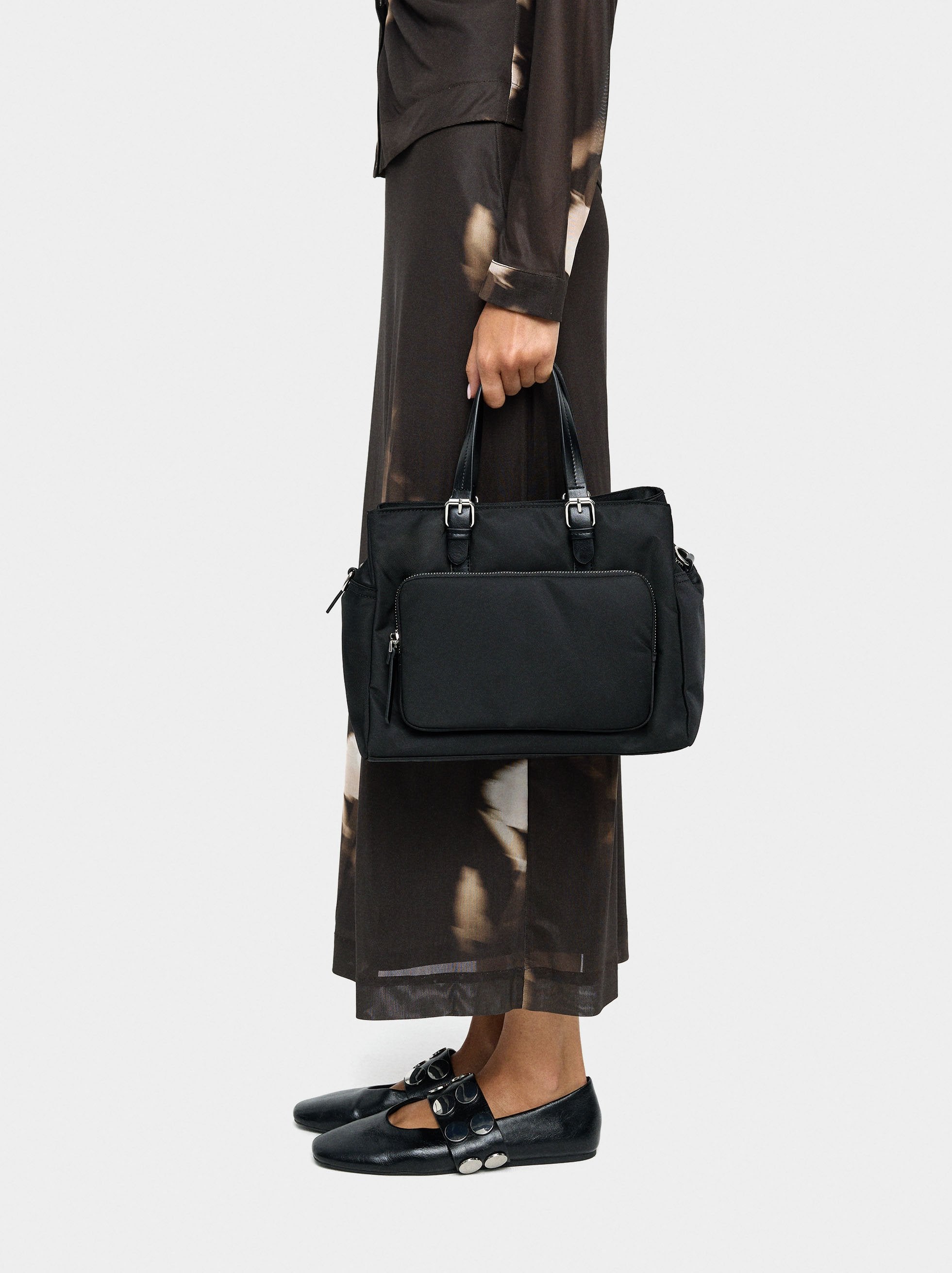 Bolso Tote De Nylon