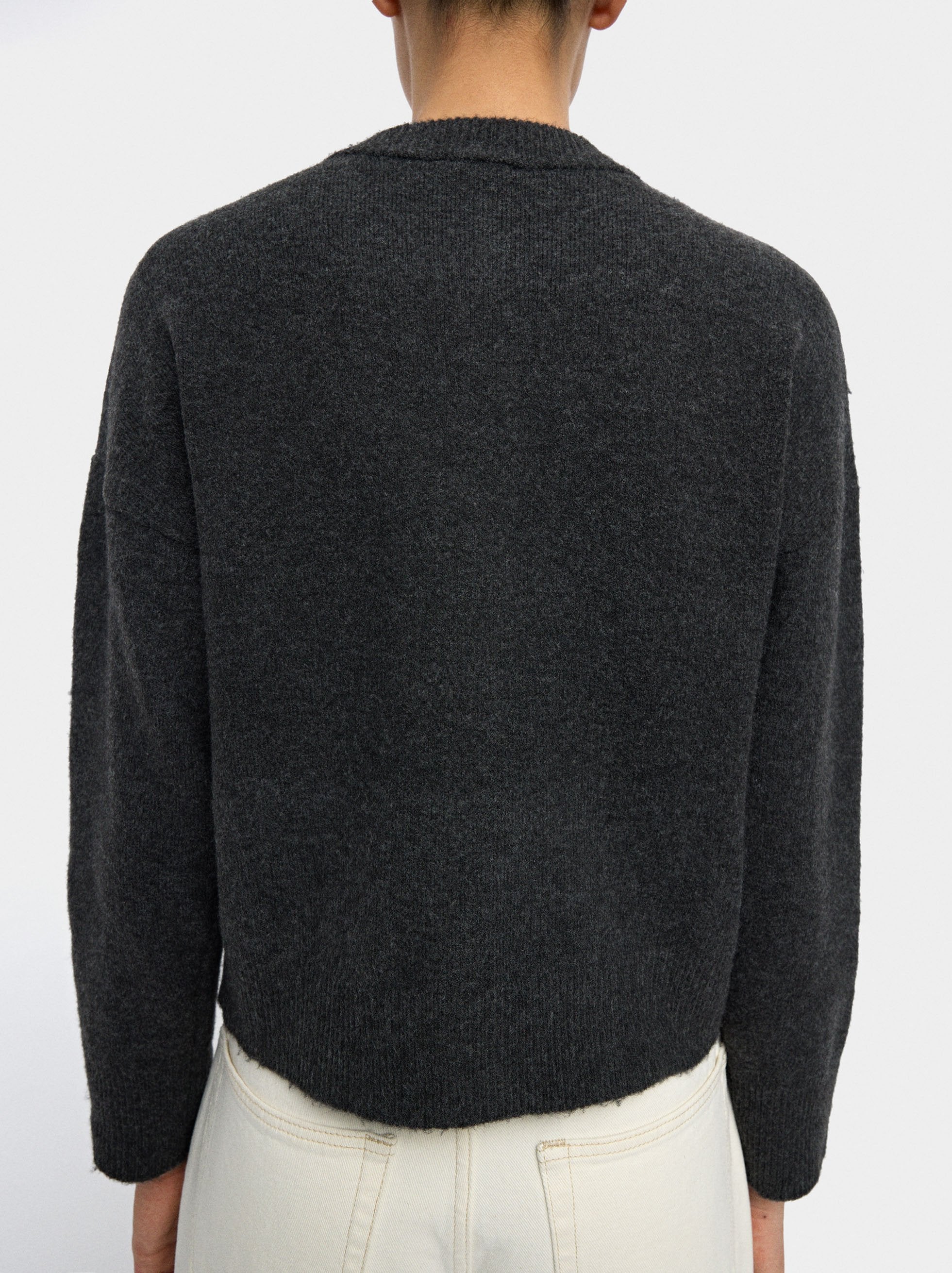 Cárdigan De Punto Con Rombos