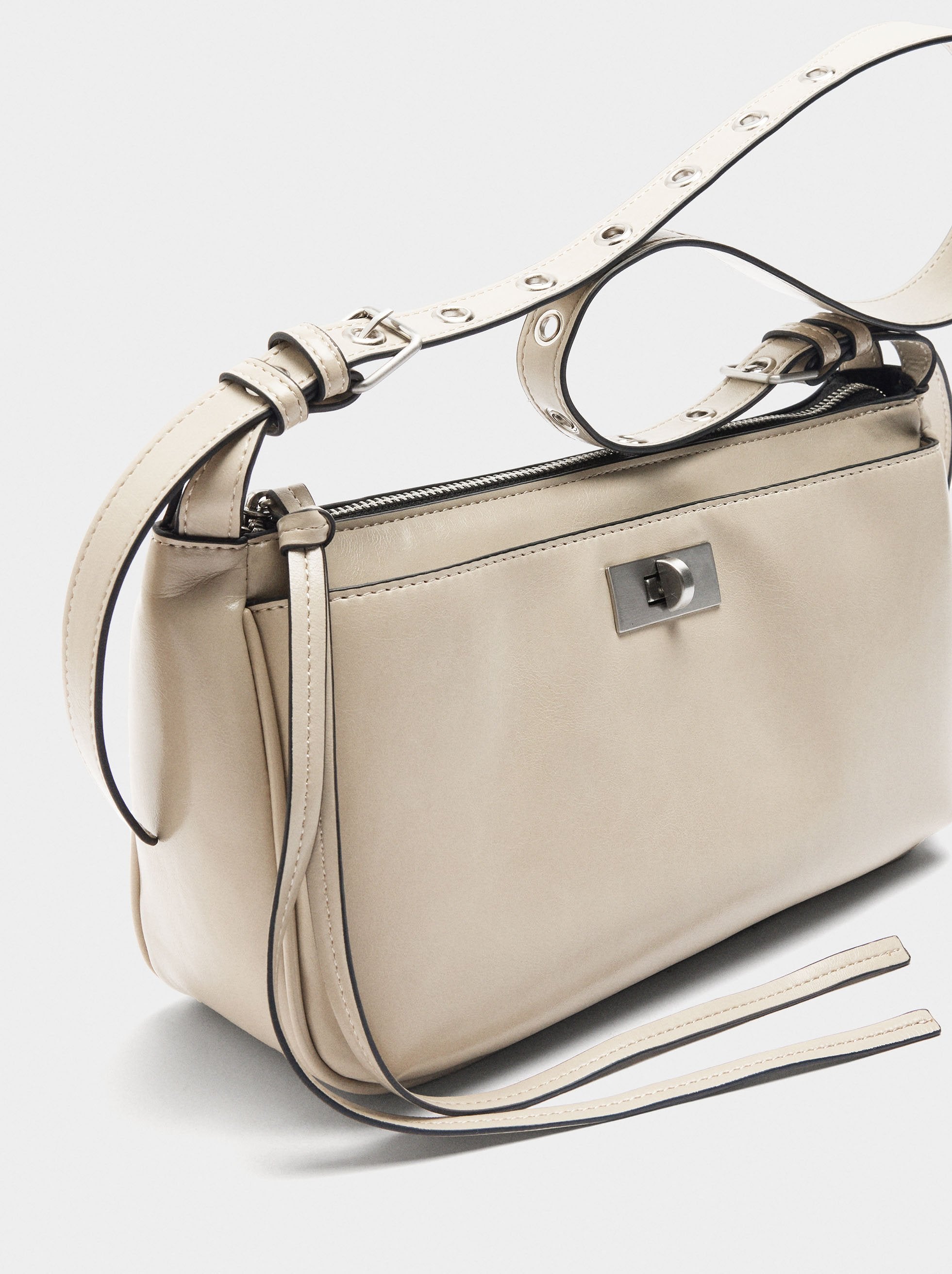 Bolso De Hombro Asa Con Tachuelas M