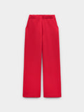 Pantalón Con Cintura Elástica Y Bolsillos