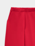 Pantalón Con Cintura Elástica Y Bolsillos