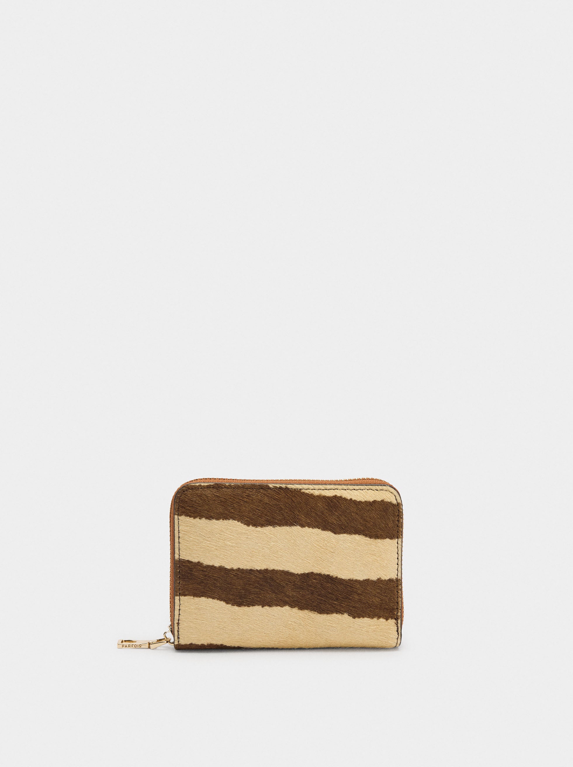 Cartera De Piel Con Pelo