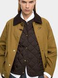 Chaqueta De Algodón Con Chaleco