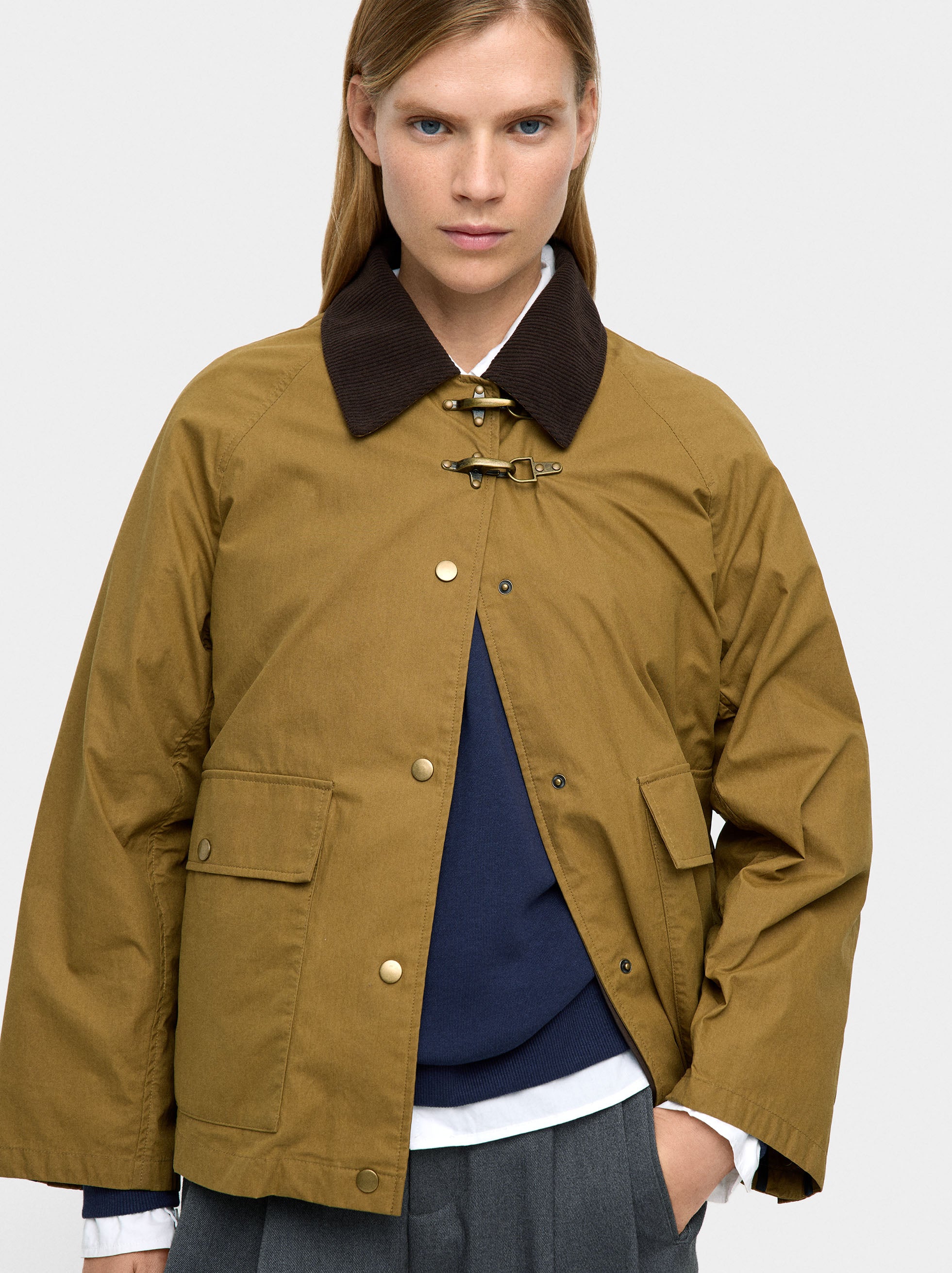 Chaqueta De Algodón Con Chaleco