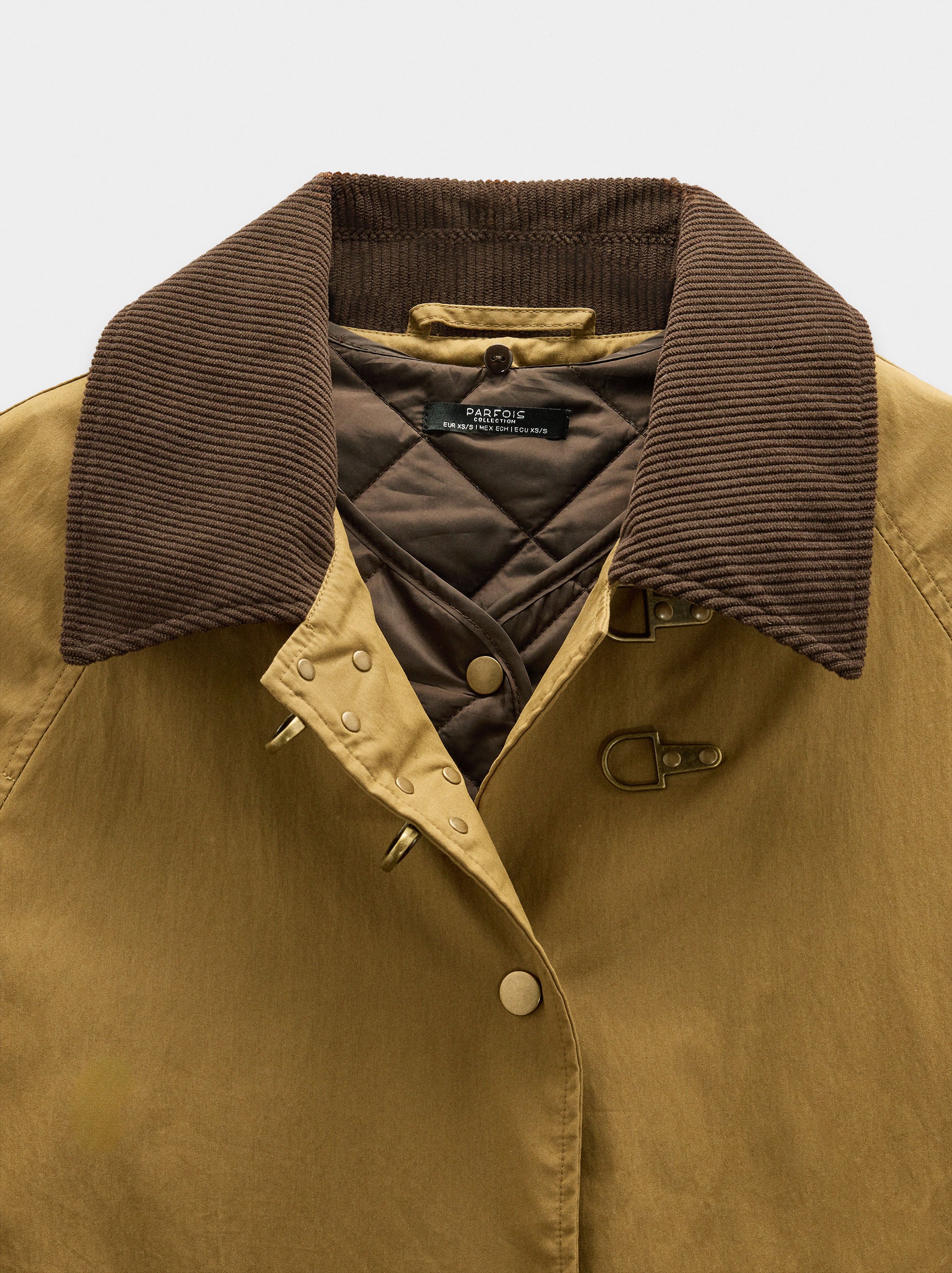 Chaqueta De Algodón Con Chaleco