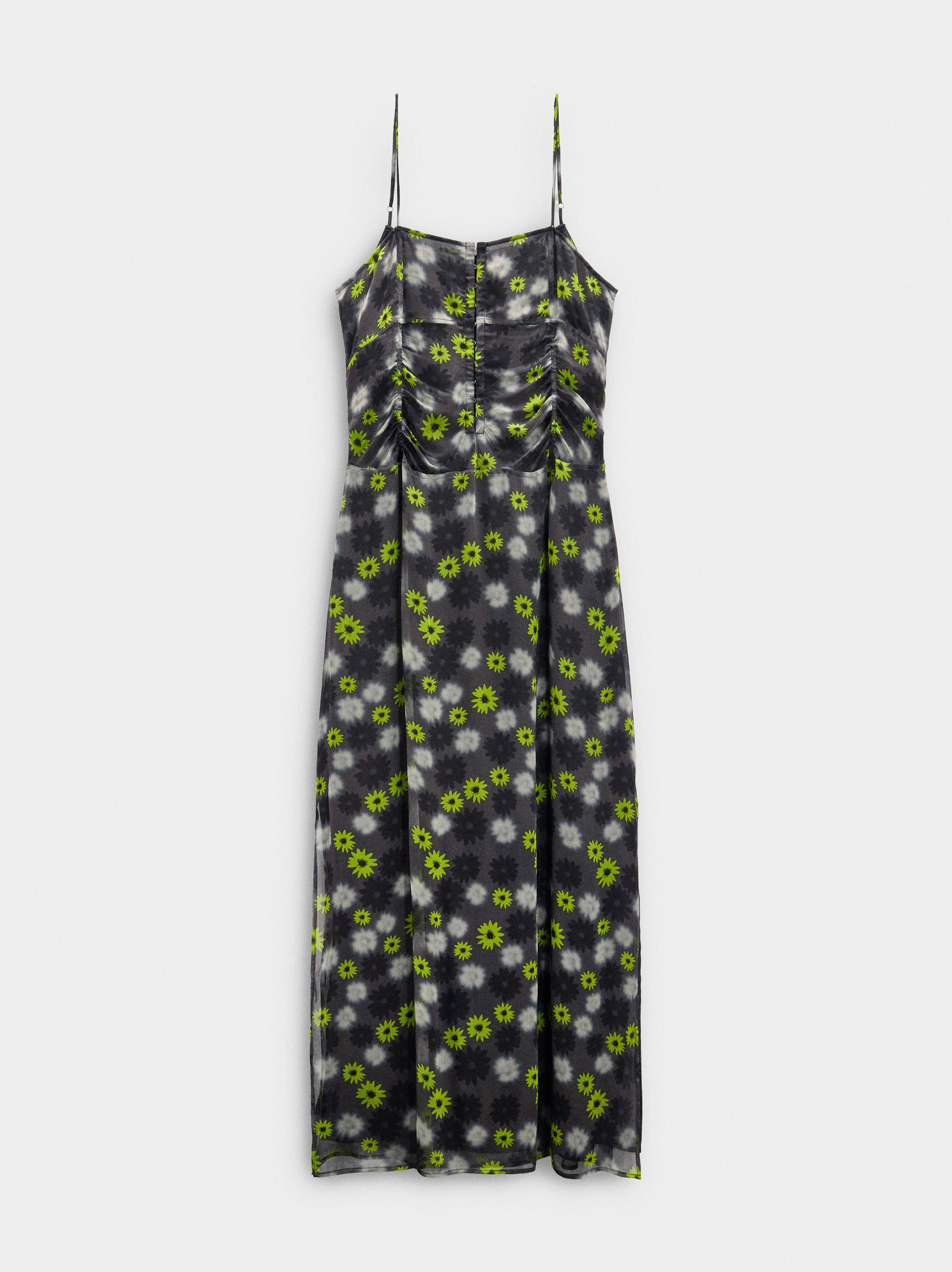 Vestido Largo Estampado Floral