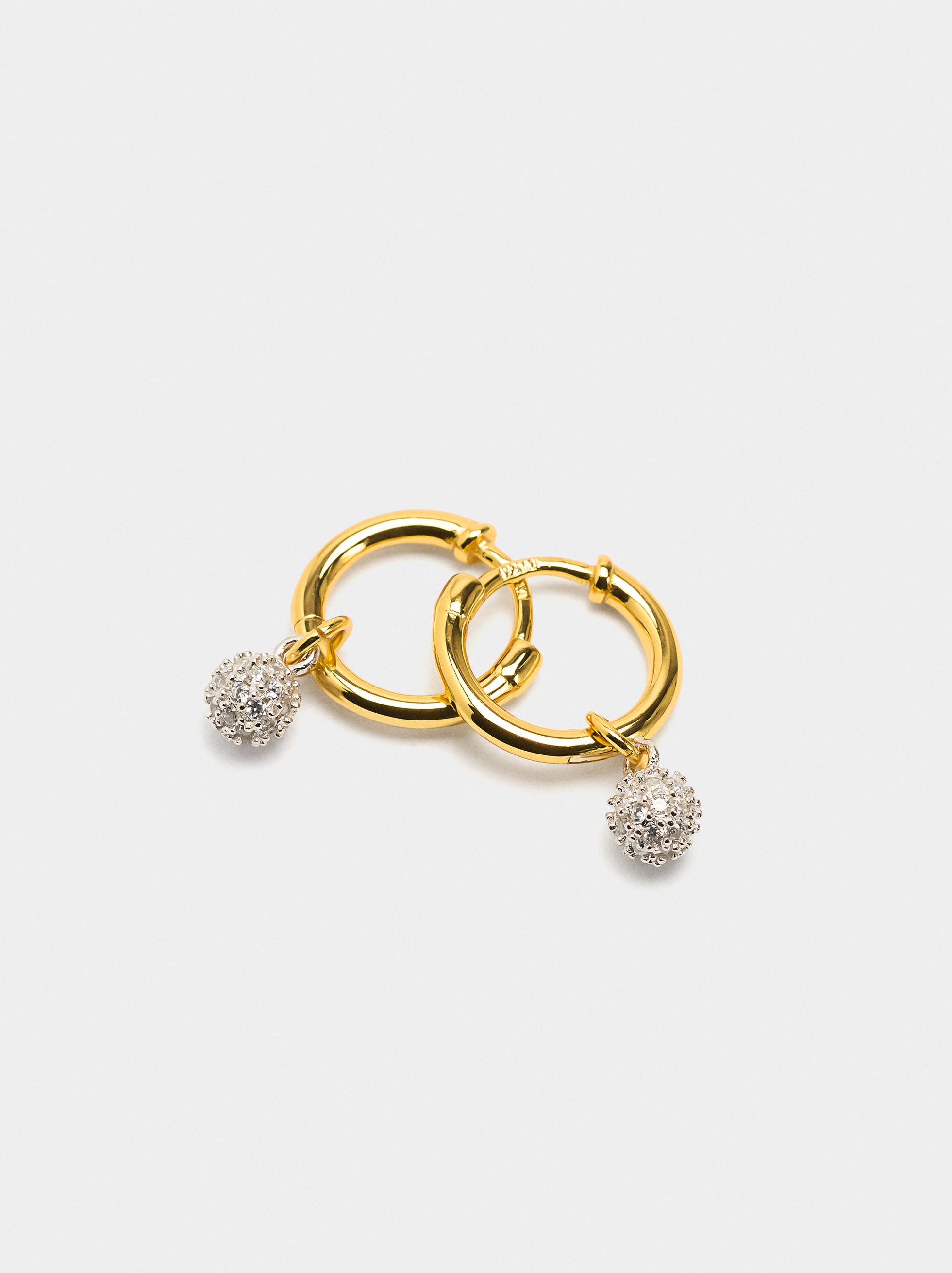 Aros Con Circonias - Plata De Ley 925