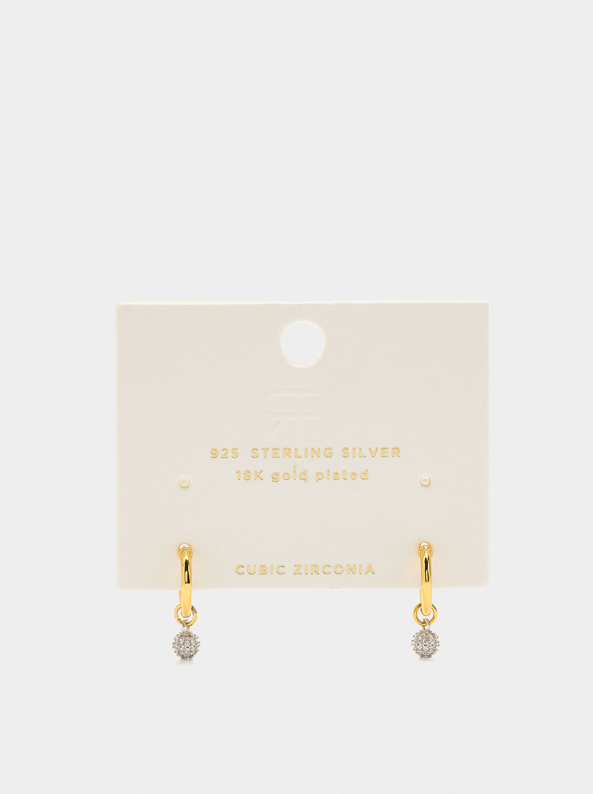 Aros Con Circonias - Plata De Ley 925