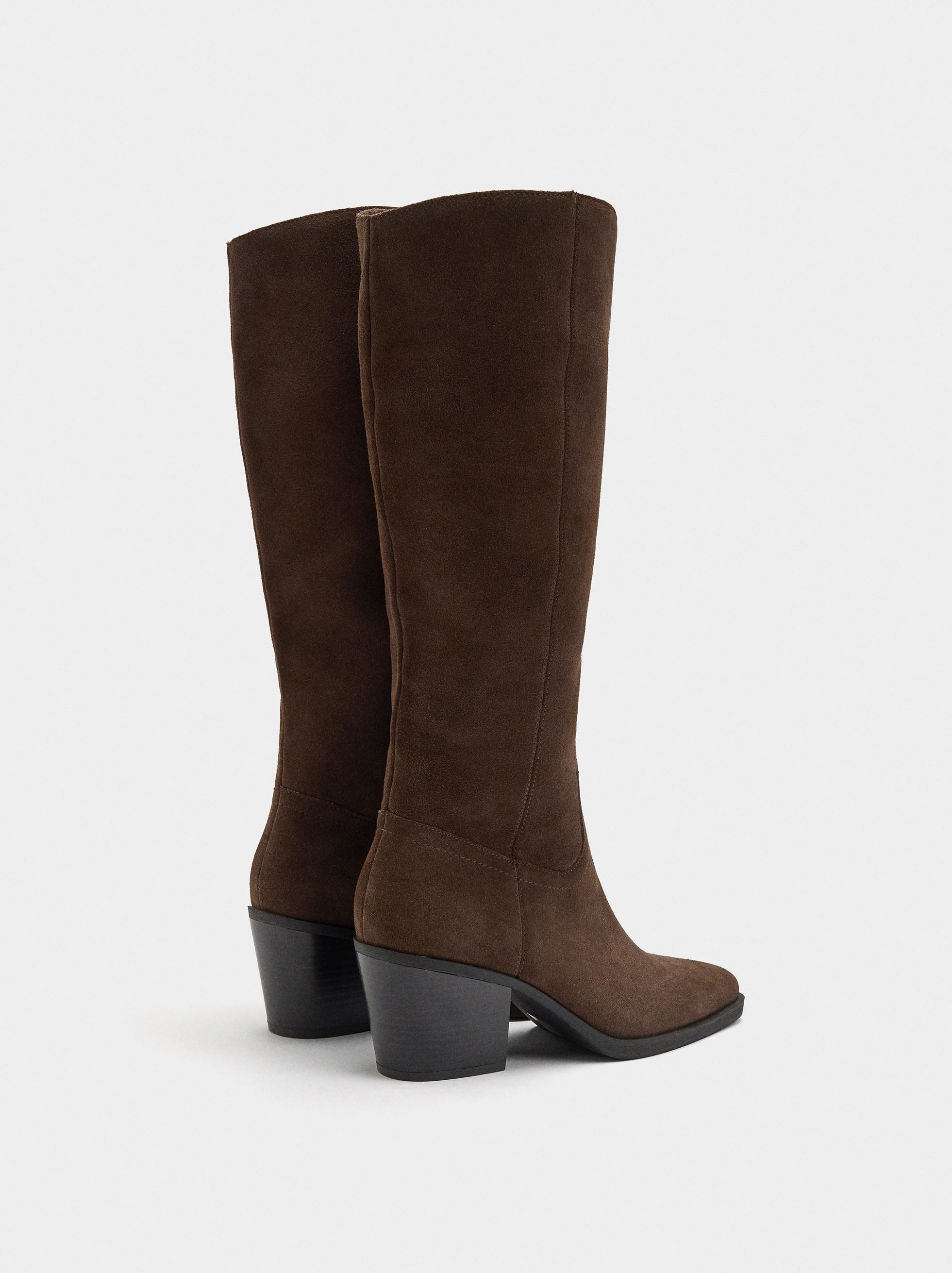 Botas Altas De Piel