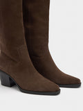 Botas Altas De Piel