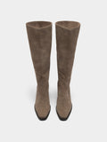 Botas Altas De Piel