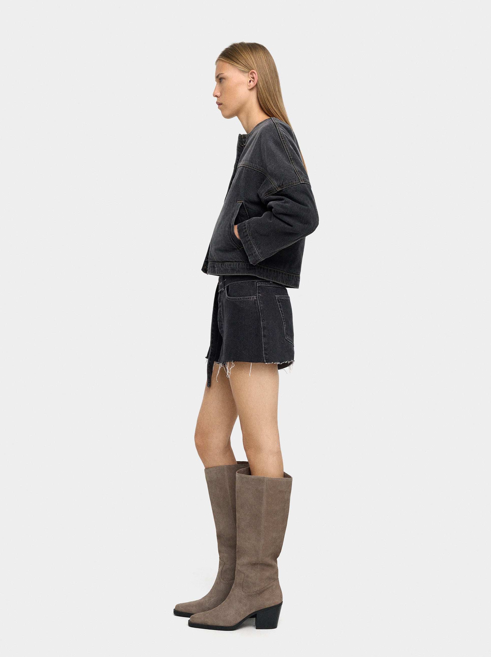 Botas Altas De Piel