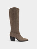 Botas Altas De Piel