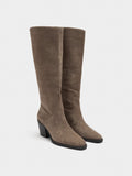 Botas Altas De Piel
