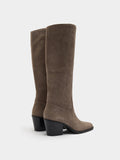 Botas Altas De Piel