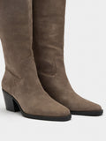 Botas Altas De Piel