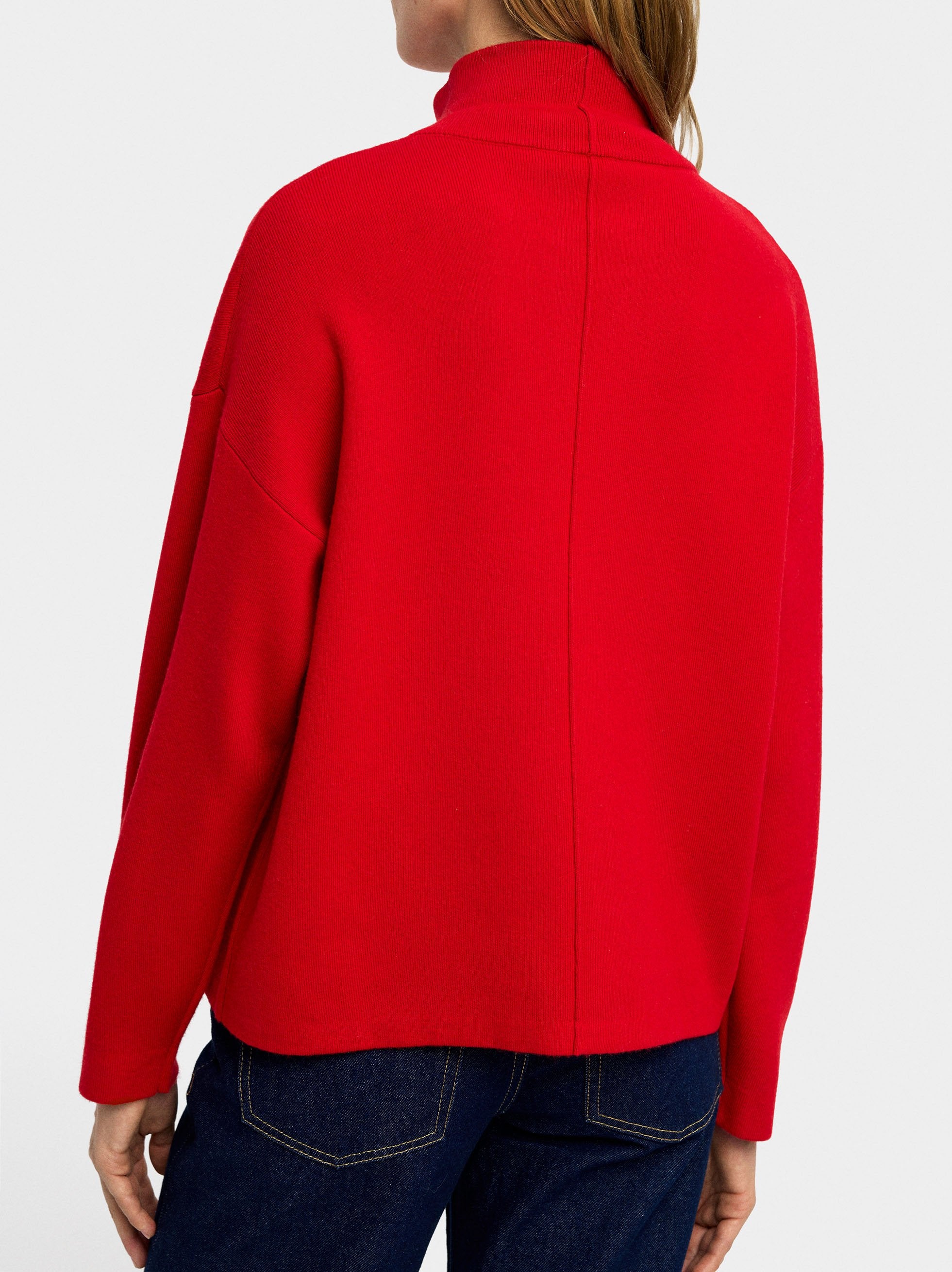 Cárdigan De Punto Con Cremallera