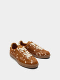 Zapatillas De Piel Estampado Animal