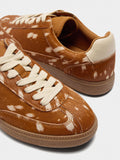 Zapatillas De Piel Estampado Animal
