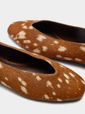 Bailarinas De Piel Estampado Animal