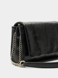 Bolso De Hombro Acolchado Con Solapa