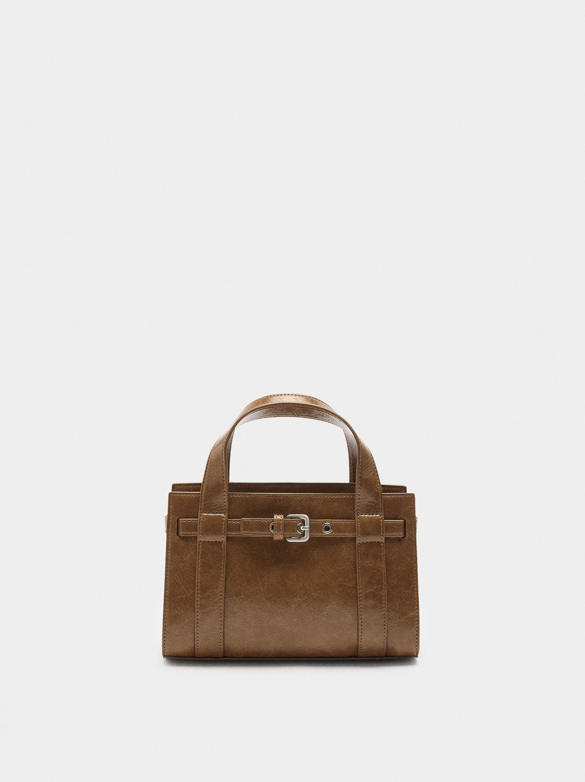 Bolso Tote Con Hebilla