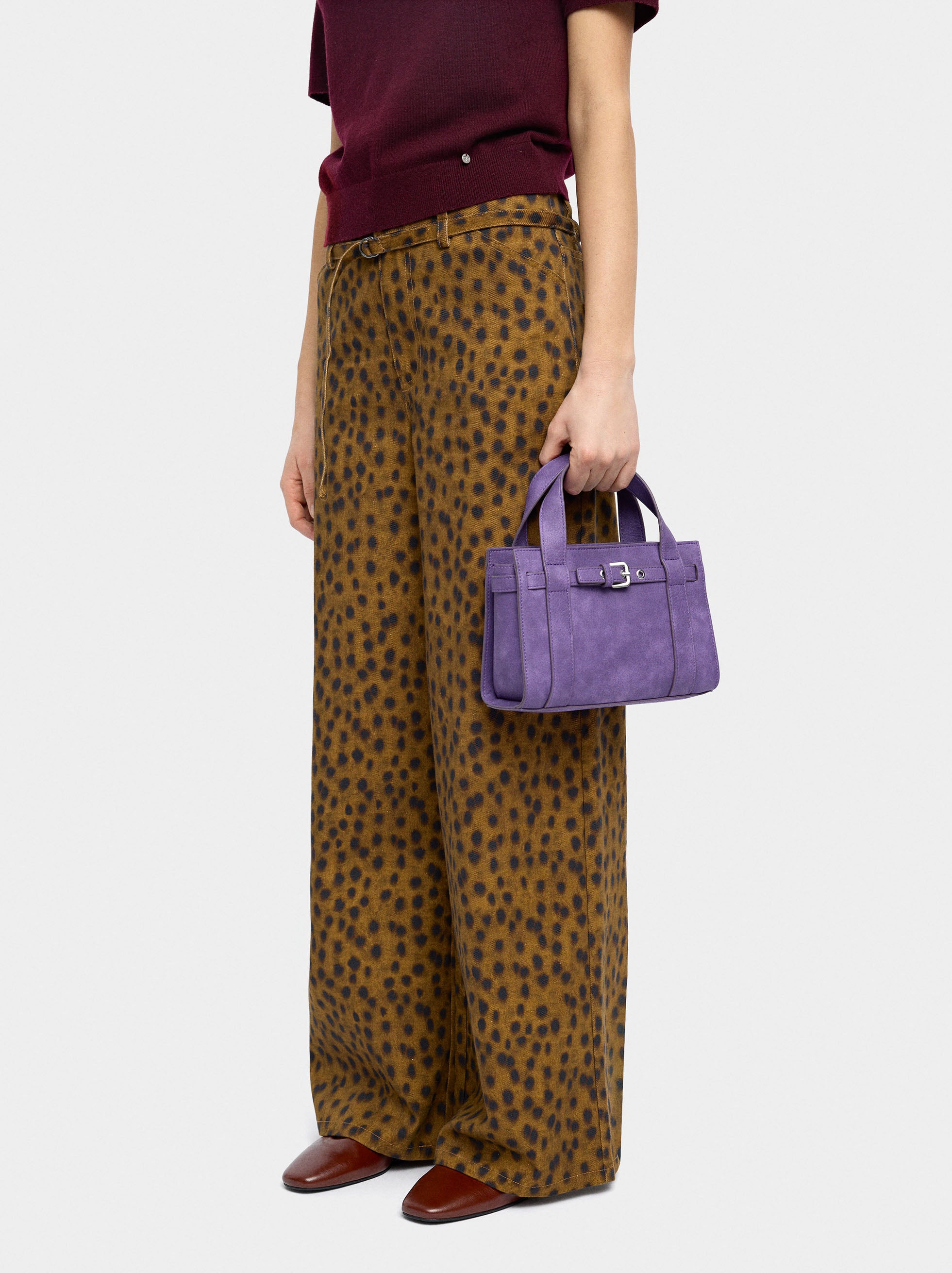 Bolso Tote Con Hebilla