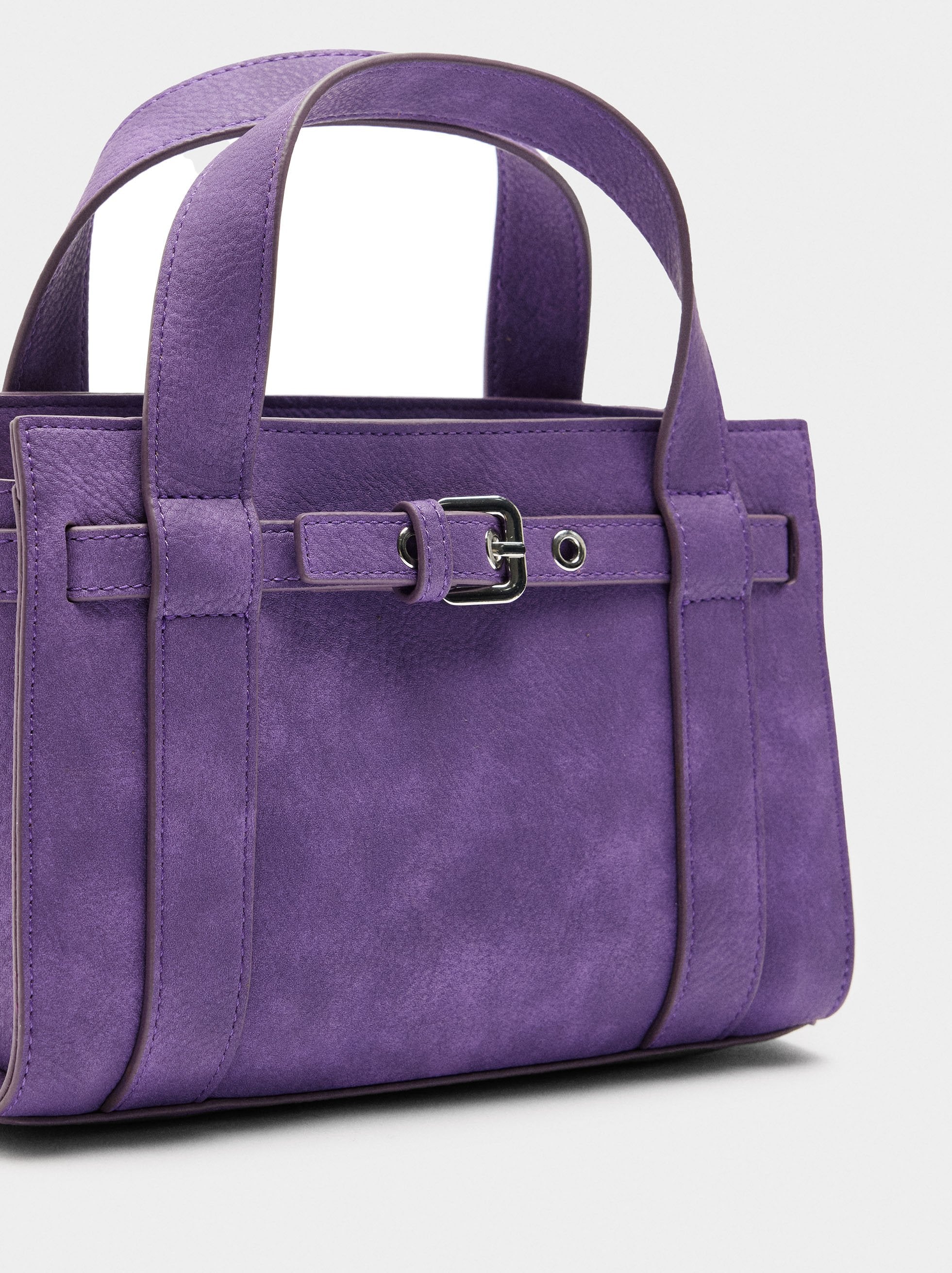 Bolso Tote Con Hebilla