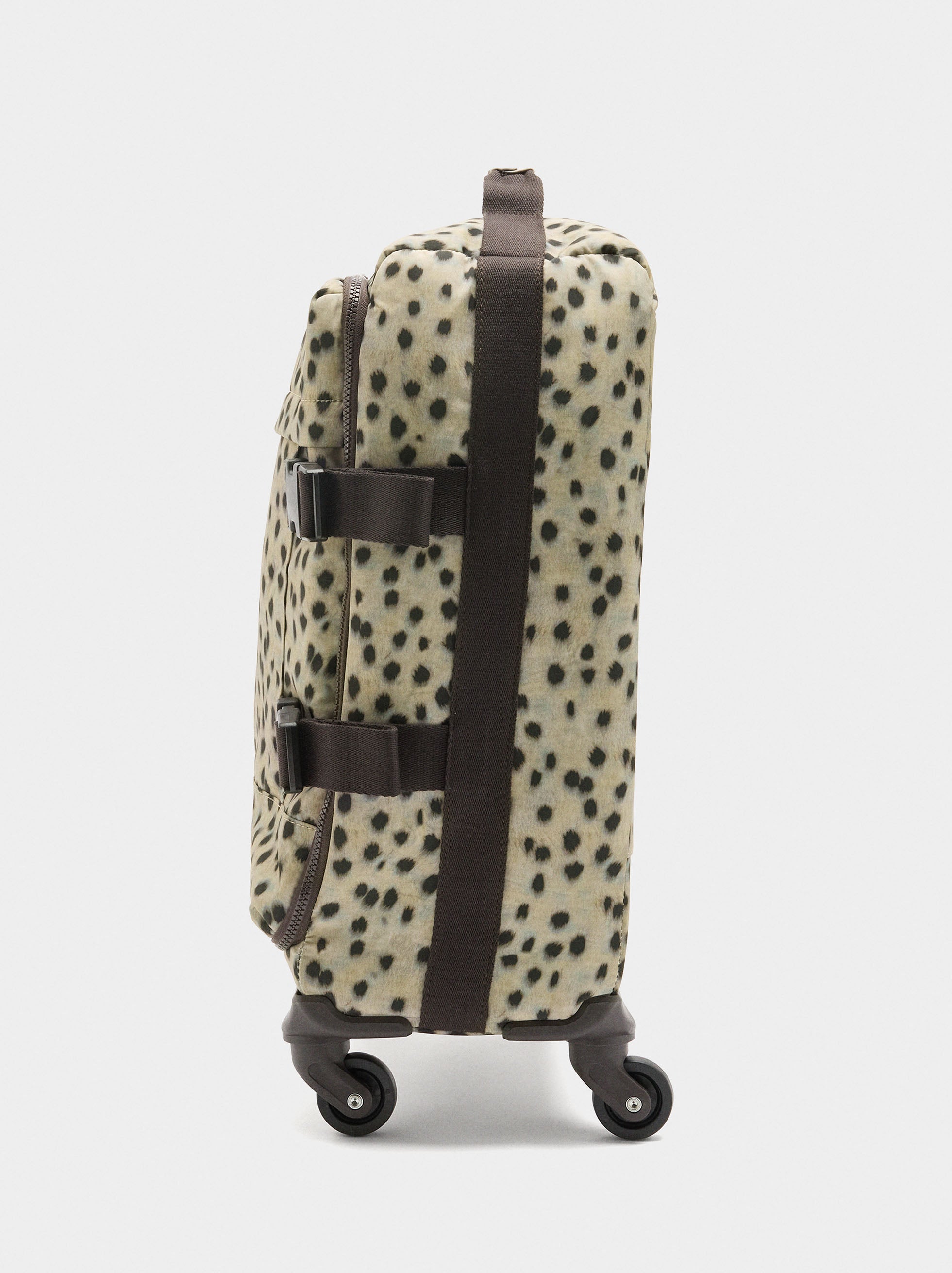 Maleta De Viaje De Nylon Estampado Animal