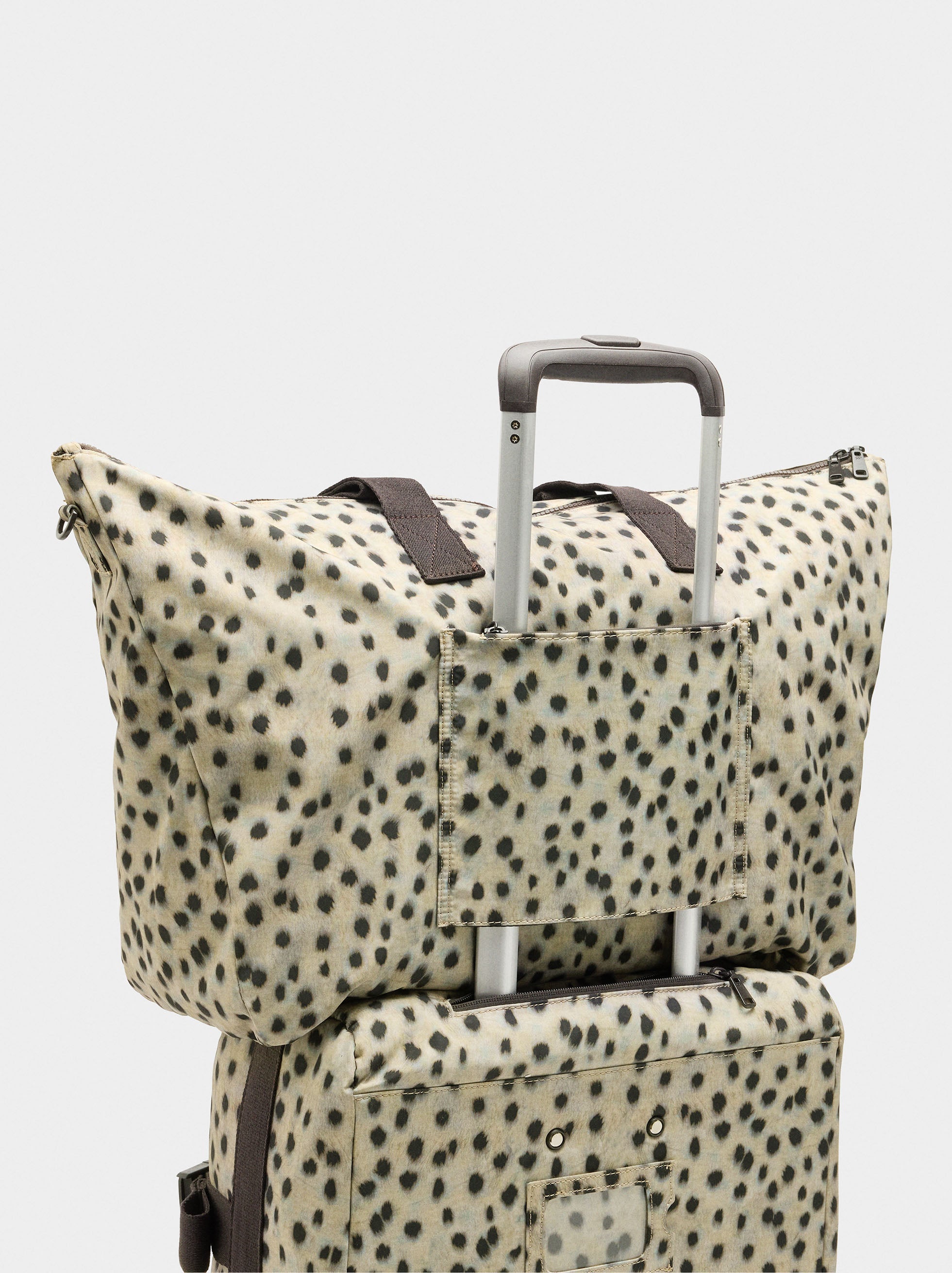 Maleta De Viaje De Nylon Estampado Animal