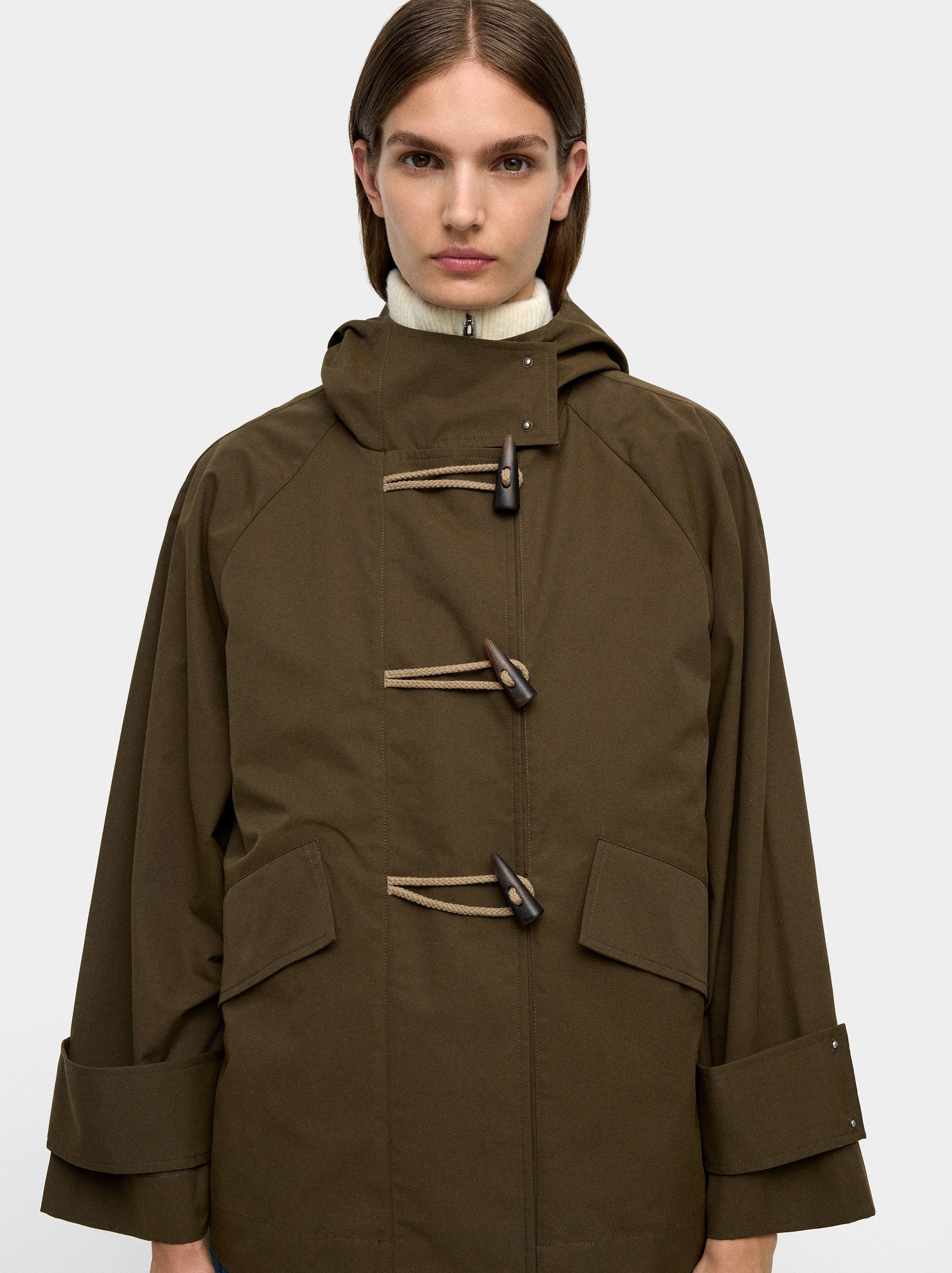 Chaqueta Con Capucha Y Chaleco
