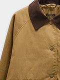 Chaqueta Contraste De Algodón