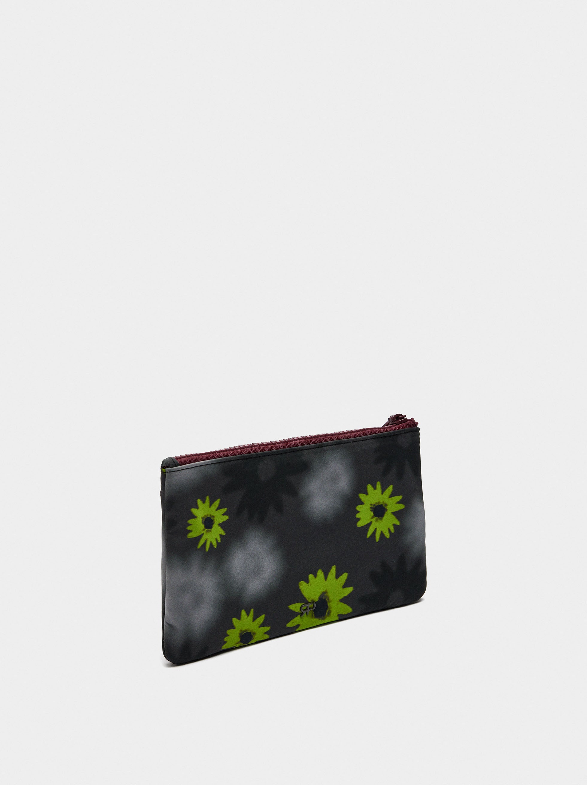 Bolsa Multiusos De Nylon Estampado Floral