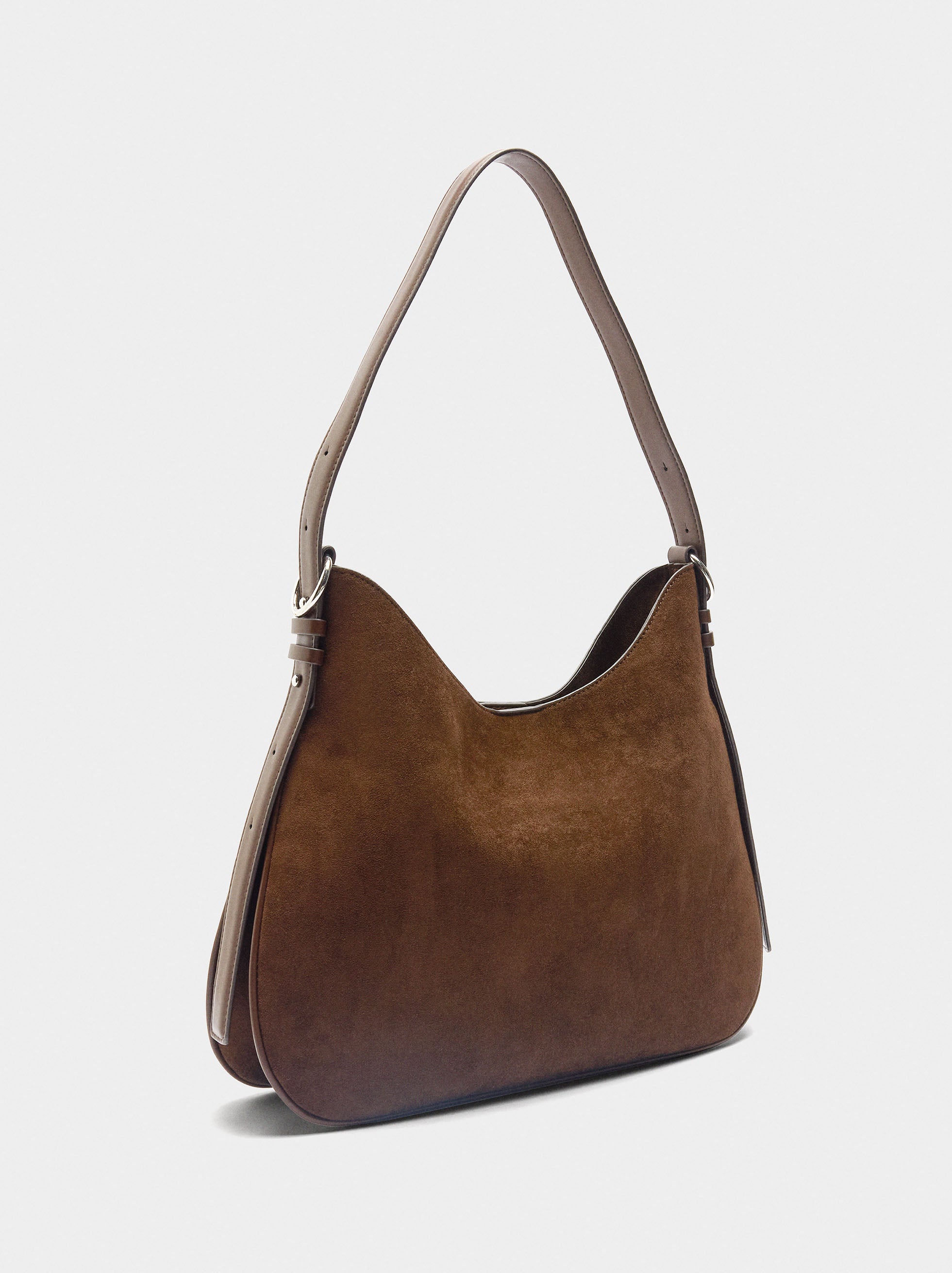 Bolso De Hombro Con Textura