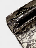 Cartera De Estampado Animal Con Cremallera L