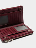 Cartera Doble Con Textura