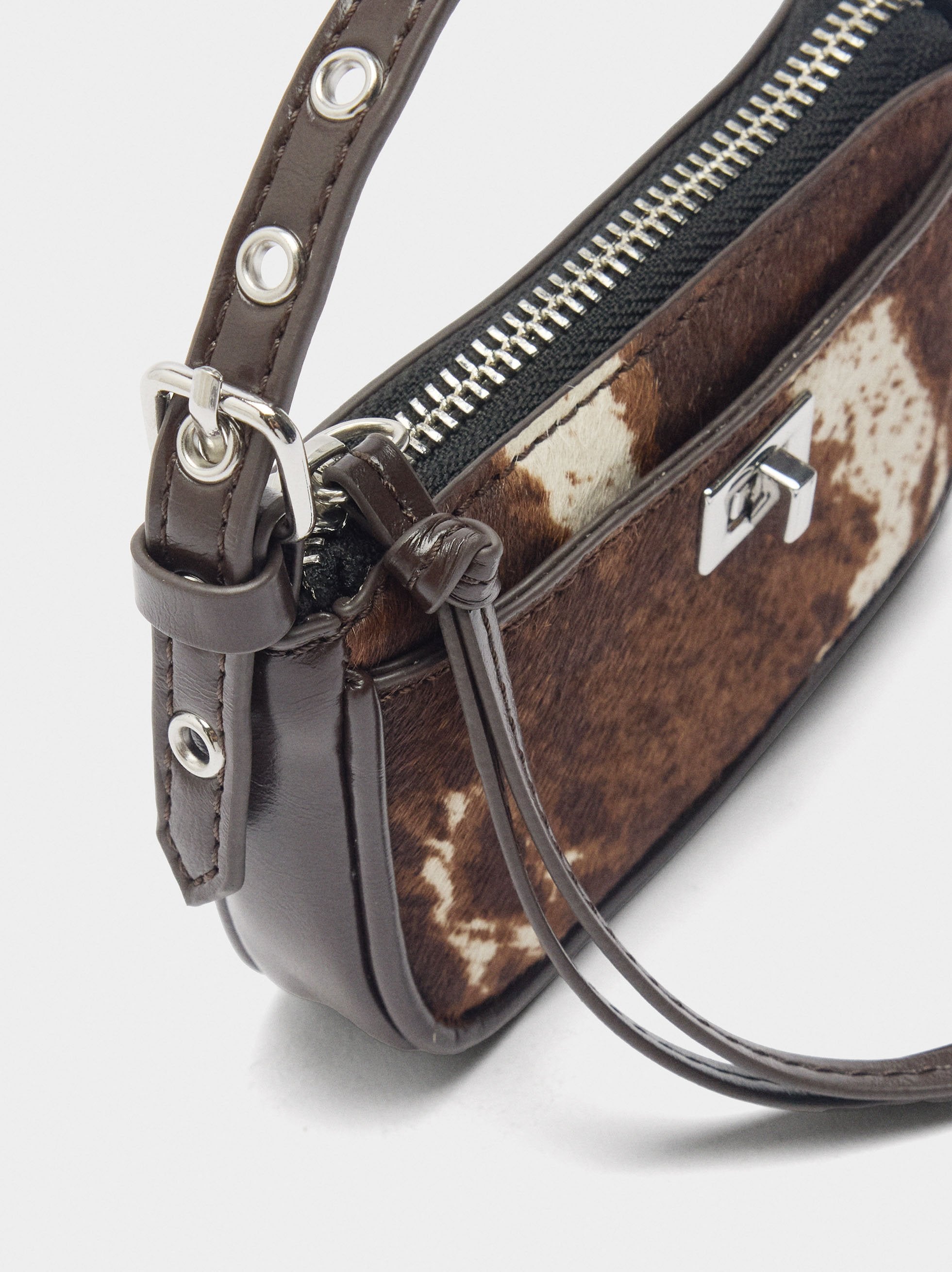 Charm Mini Bolso De Piel