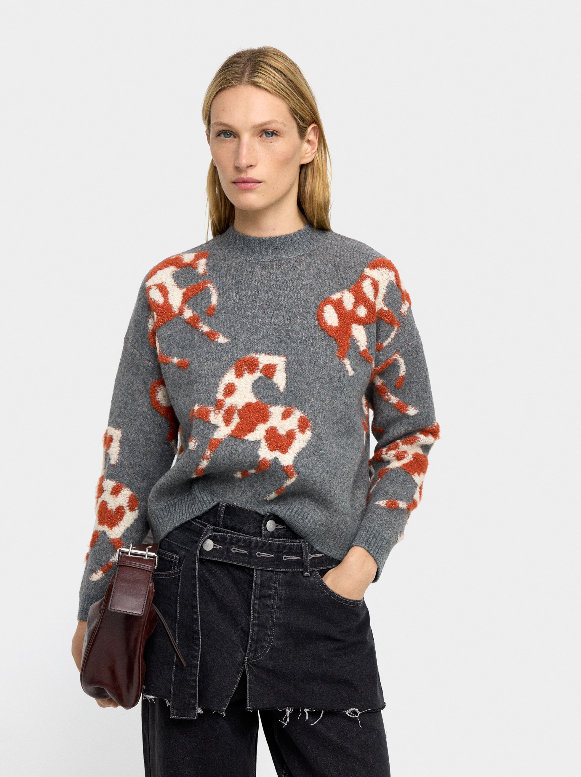 Jersey De Punto Jacquard