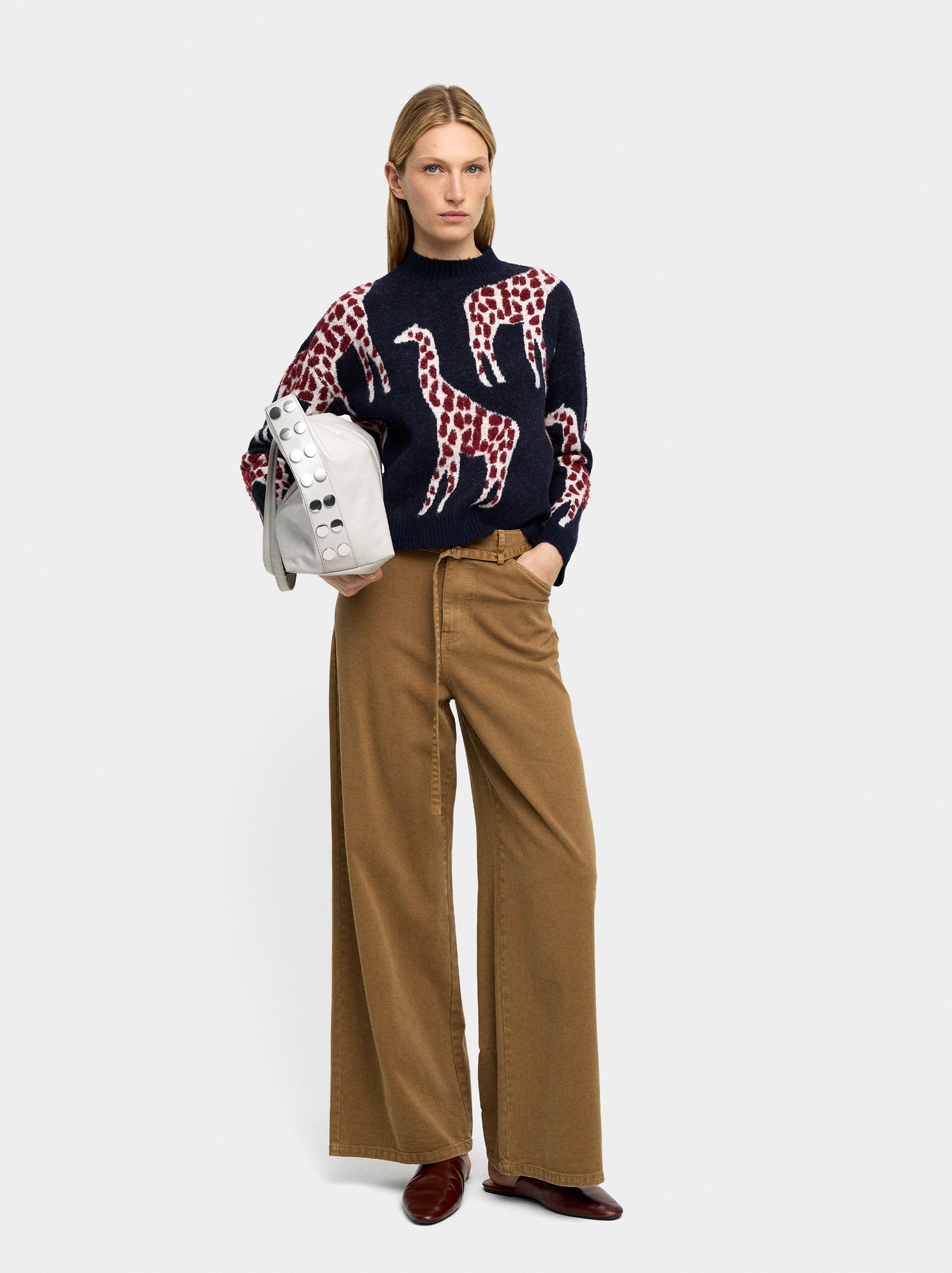 Jersey De Punto Jacquard