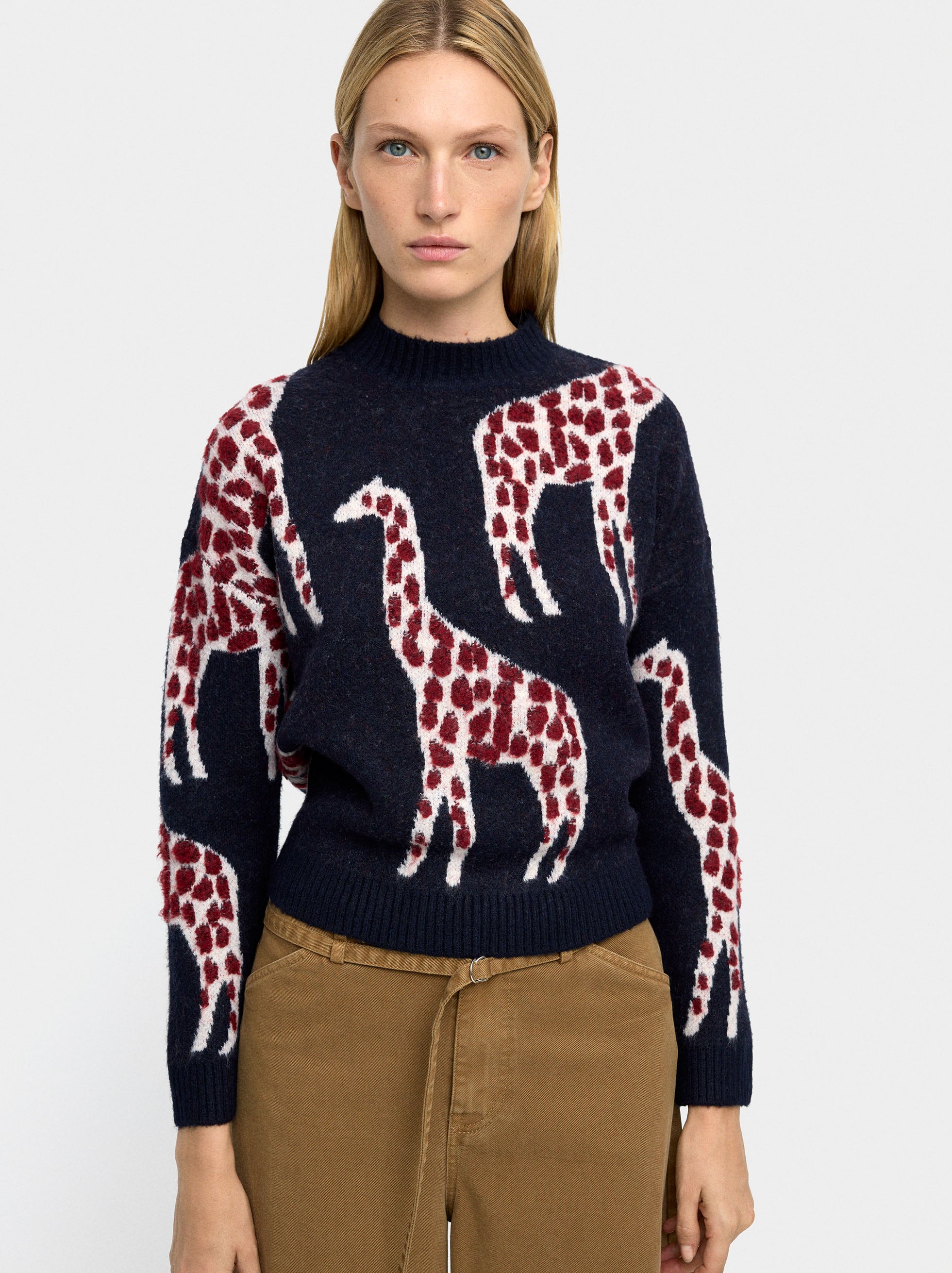 Jersey De Punto Jacquard