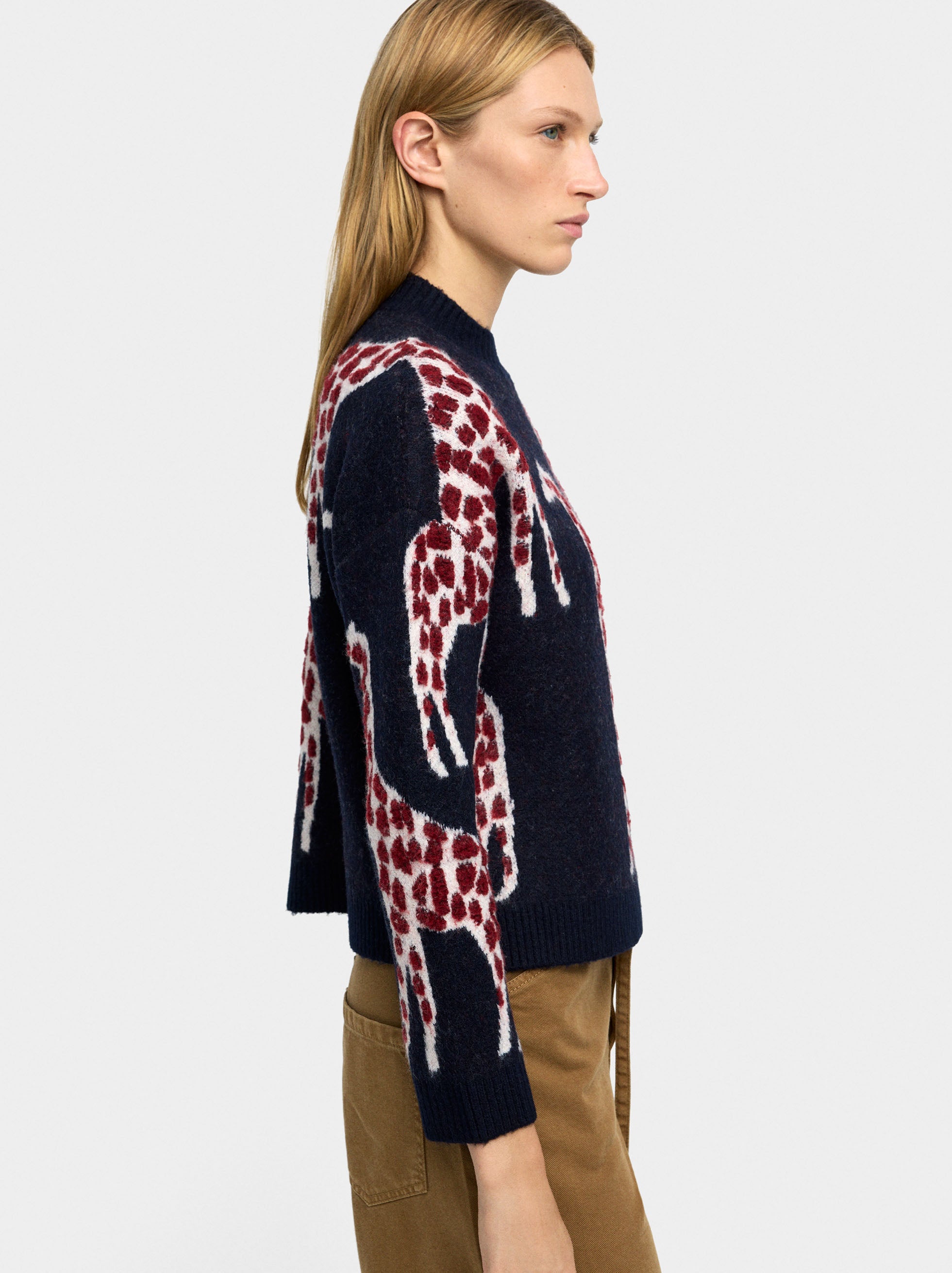 Jersey De Punto Jacquard