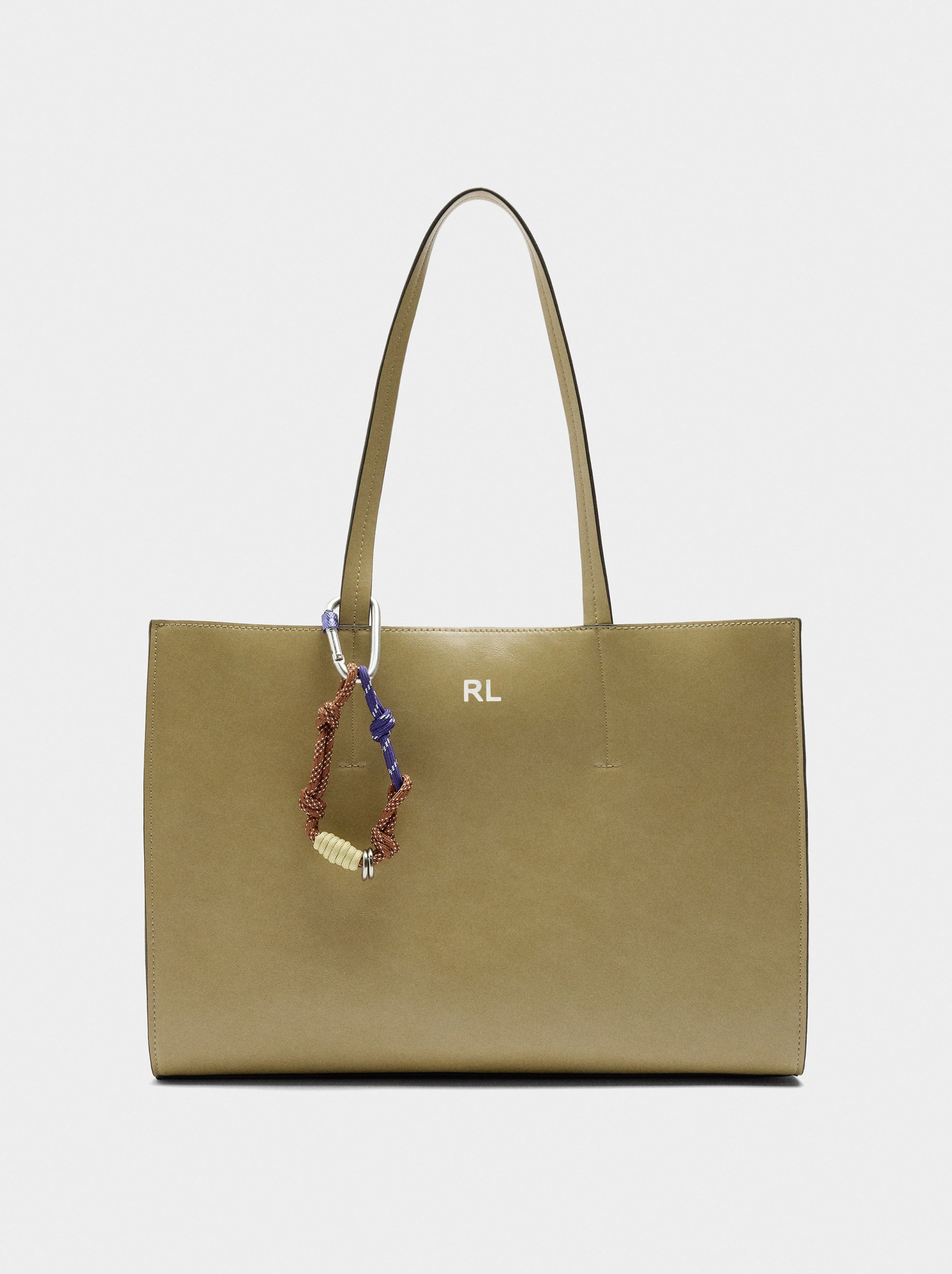 Bolso Shopper Con Colgante