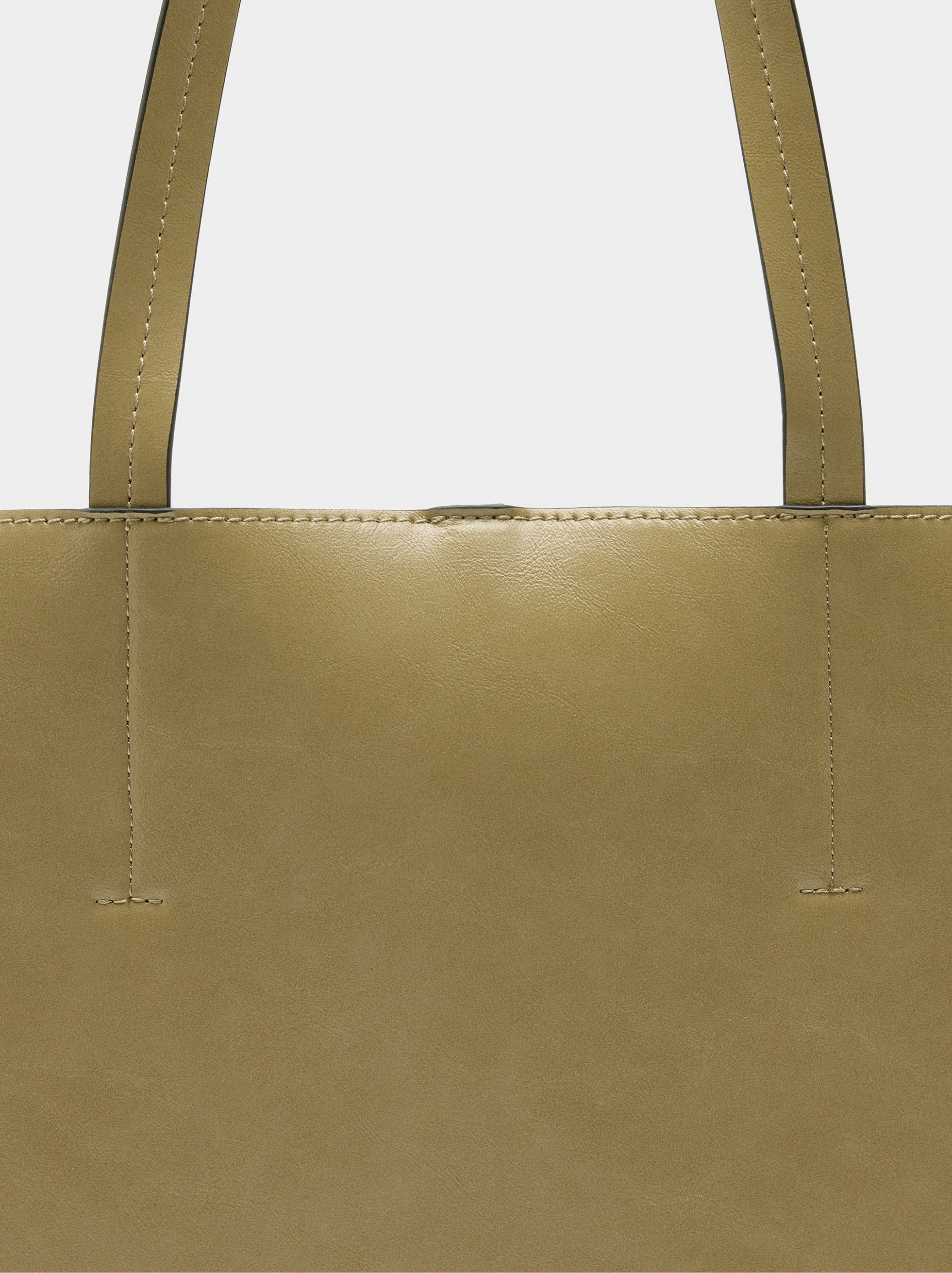 Bolso Shopper Con Colgante