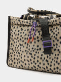 Bolso Shopper De Nylon Estampado Animal