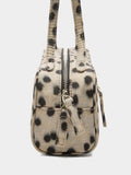 Bolso De Hombro De Nylon Estampado Animal