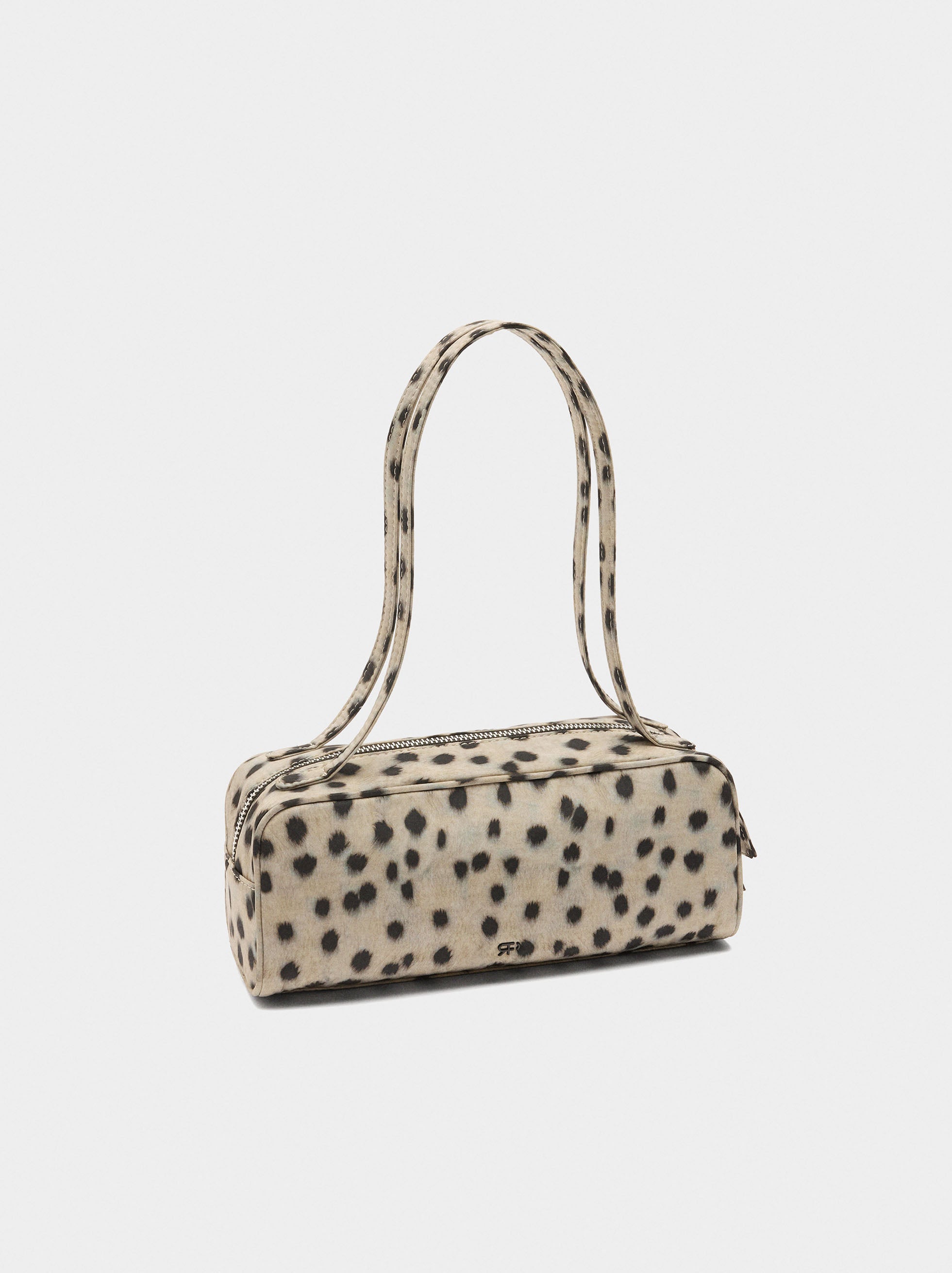 Bolso De Hombro De Nylon Estampado Animal
