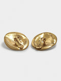 Pendientes Redondos Con Relieve